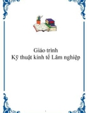 Giáo trình Kỹ thuật kinh tế lâm nghiệp