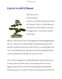 Lịch sử và triết lý Bonsai