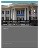 THE STUDENT MANAGED INVESTMENT FUND ANNUAL REPORT: FALL 2011 & SPRING 2012