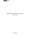 Thematic Review on Deposit Insurance Systems