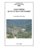 Giáo trình Quản lý đất lâm nghiệp - TS. Dương Viết Tình