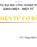 Bài giảng điện tử cơ bản - Chương 1