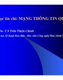 Mạng thông tin quang Chương 2: Các thành phần cơ bản của mạng thông tin quang