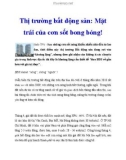 Thị trường bất động sản: Mặt trái của cơn sốt bong bóng!