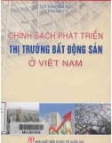 Thị trường bất động sản ở Việt Nam và chính sách phát triển: Phần 1