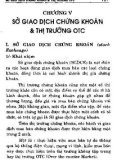 Thị trường chứng khoán: Phần 2