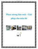 Phun sương làm mát - Giải pháp cho mùa hè