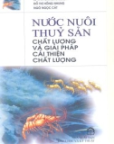 Chất lượng và giải pháp cải thiện chất lượng - Nước nuôi thủy sản