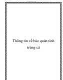 Thông tin về bảo quản tinh trùng cá