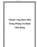 Thành Công Bước Đầu Trong Phòng Trị Bệnh Chổi Rồng