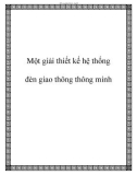 Một giải thiết kế hệ thống đèn giao thông thông minh