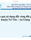 Hiệu quả sử dụng đất vùng đất phèn huyện Tri Tôn – An Giang