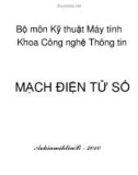 Bài giảng Mạch điện tử số - GV. Bùi Thị Mai Hoa