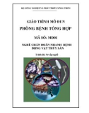 Giáo trình Phòng bệnh tổng hợp - MĐ01: Chẩn đoán nhanh bệnh động vật thủy sản