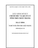 Giáo trình Chăm sóc và quản lý tôm thẻ chân trắng - MĐ04: Nuôi tôm thẻ chân trắng