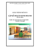 Giáo trình Lập kế hoạch kinh doanh - MĐ01: Mua bán, bảo quản phân bón