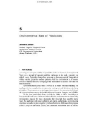 PESTICIDES IN AGRICULTURE AND THE ENVIRONMENT - CHAPTER 5