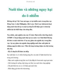 Nuôi tôm và những nguy hại do ô nhiễm