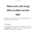 Mách nước cách trang điểm tự nhiên vào ban ngày