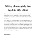 Những phương pháp làm đẹp hữu hiệu với tỏi