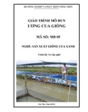 Giáo trình Ương cua giống - MĐ05: Sản xuất giống cua xanh