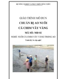 Giáo trình Chuẩn bị áo nuôi cá chim vây vàng - MĐ02: Nuôi cá chim vây vàng