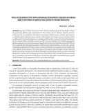 Total factor productivity with sustainable development-research on foreign direct investment in agricultural sector of the Red River Delta