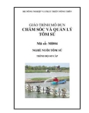 Giáo trình Chăm sóc và quản lý tôm sú - MĐ05: Nuôi tôm sú