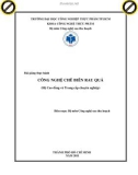 Bài giảng Thực hành công nghệ chế biến rau quả