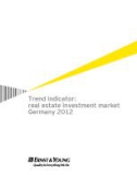 Trend indicator: real estate investment market Germany 2012