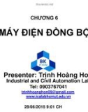 Bài giảng Biến đổi năng lượng điện cơ: Chương 6 - Trịnh Hoàng Hơn