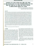 Nghiên cứu khả năng gây độc cấp tính và hội chứng gan tụy do Cypermethrin gây ra đối với tôm sú và tôm thẻ chân trắng ở đồng bằng Sông Cửu Long