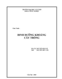 Giáo trình Dinh dưỡng khoáng cây trồng - PGS. TS Nguyễn Bảo Vệ