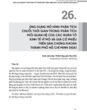 Ứng dụng mô hình phân tích chuỗi thời gian trong phân tích mối quan hệ của các nhân tố kinh tế vĩ mô và giá cổ phiếu trên sàn chứng khoán thành phố Hồ Chí Minh (HSX)