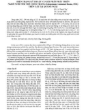 Hiện trạng kỹ thuật và giải pháp phát triển nghề nuôi tôm thẻ chân trắng (litopenaeus vannamei boone, 1931) trên cát tại Quảng Ngãi