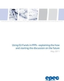 Using EU Funds in PPPs - explaining the how and starting the discussion on the future