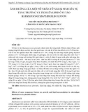 Ảnh hưởng của một số nhân tố ngoại sinh lên sự tăng trưởng và tích lũy lipid ở vi tảo Haematococcus pluvialis flotow