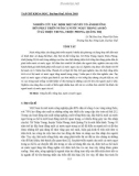 Nghiên cứu xác định một số yếu tố ảnh hưởng đến phát triển nuôi cá nước ngọt trong ao hồ ở xã Triệu Trung, Triệu Phong, Quảng Trị