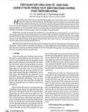 Ứng dụng mô hình kinh tế - sinh thái quản lý nuôi trồng thủy sản theo định hướng phát triển bền vững