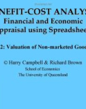 Valuation of Non-marketed Goods