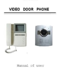 VIDEVIDEO DOOR PHONE: Manual of user