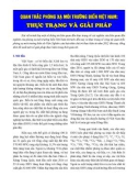 Quan trắc phóng xạ môi trường biển Việt Nam: Thực trạng và giải pháp