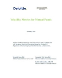 Volatility Metrics for Mutual Funds