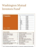 Washington Mutual Investors Fund