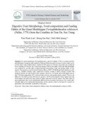 Hình thái ống tiêu hóa, tính ăn và phổ thức ăn của cá Thòi lòi Periophthalmodon schlosseri (Pallas, 1770) phân bố ven biển Trần Đề, Sóc Trăng