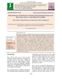 Foliar response of chemicals on yield and yield attributing characters of rice (Oryza sativa L.) under rain fed condition