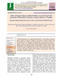 Effect of organic manure and bio-fertilizers on growth and yield parameters of strawberry (Fragaria x ananassa Duch.) cv. Chandler