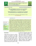 Effect of fertigation, levels on growth and yield of cabbage (Brassica oleracea L. var. capitata)