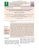 Value chain analysis of tea and constraints faced by the small tea growers in India with special reference to state Assam