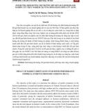 Ảnh hưởng định hướng thị trường đến kết quả kinh doanh: Nghiên cứu thực nghiệm tại vùng đồng bằng sông Cửu Long
